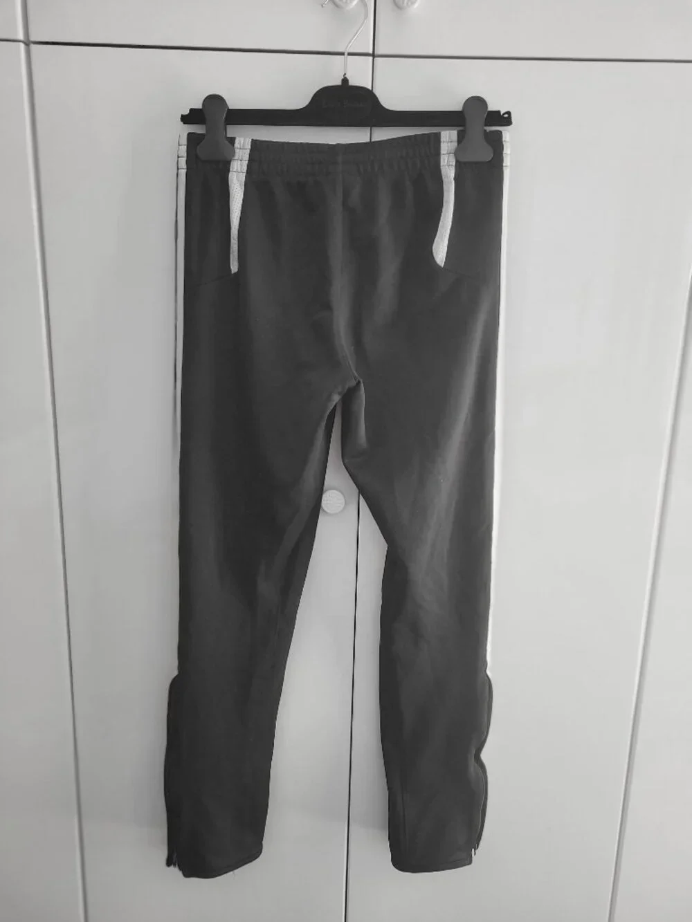 Adidas Boys Black Track Pants Size L - Picture 3 of 4